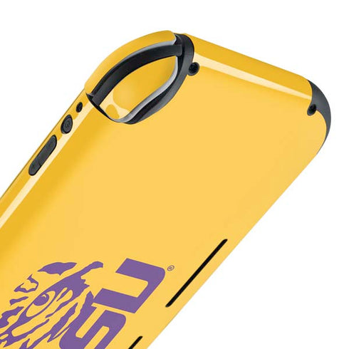 Louisiana State University - LSU Tiger Eye Logo Yellow Nintendo Switch Lite Skin