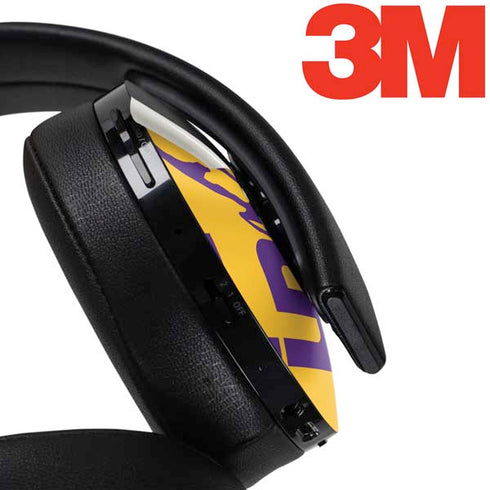 Louisiana State University - LSU Tiger Eye Logo Yellow PlayStation 4 Gold Wireless Headset Skin