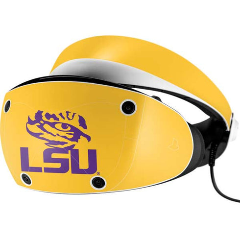 Louisiana State University - LSU Tiger Eye Logo Yellow PlayStation VR2 Skin