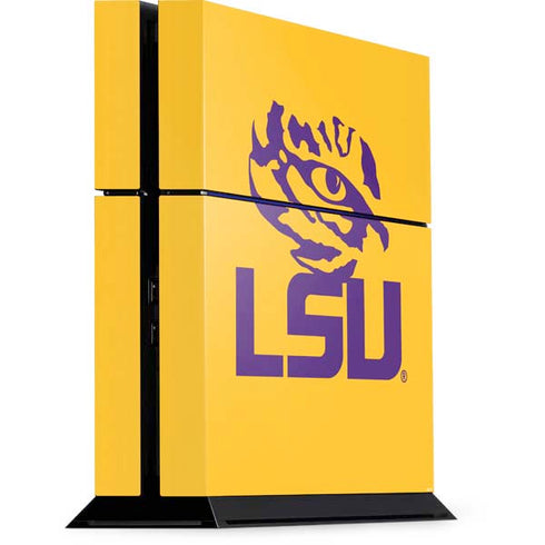 Louisiana State University - LSU Tiger Eye Logo Yellow PS4 Console Skin