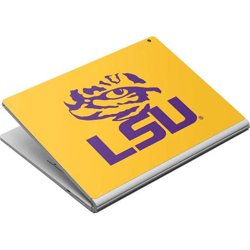 Louisiana State University - LSU Tiger Eye Logo Yellow Surface Book Skin