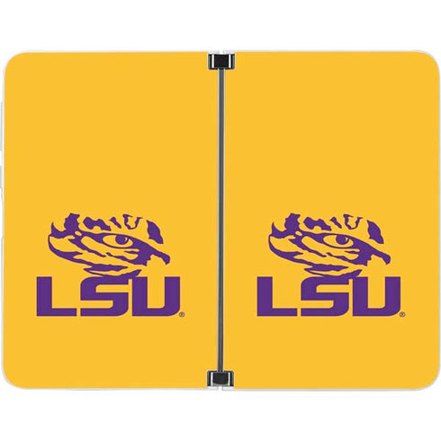 Louisiana State University - LSU Tiger Eye Logo Yellow Surface Duo Skin