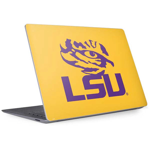 Louisiana State University - LSU Tiger Eye Logo Yellow Surface Laptop 3 13.5in Skin
