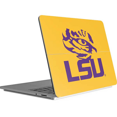 Louisiana State University - LSU Tiger Eye Logo Yellow Surface Laptop Studio Skin