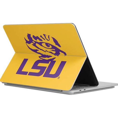 Louisiana State University - LSU Tiger Eye Logo Yellow Surface Laptop Studio Skin
