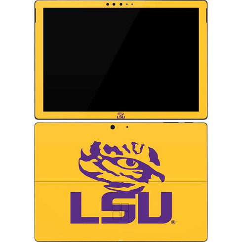 Louisiana State University - LSU Tiger Eye Logo Yellow Surface Pro 7 Skin