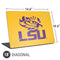 Louisiana State University - LSU Tiger Eye Logo Yellow Universal Laptop 18in (14.6 x 10.6in) Skin