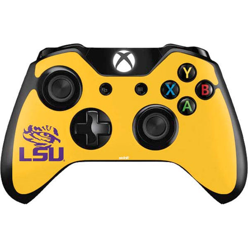 Louisiana State University - LSU Tiger Eye Logo Yellow Xbox One Controller Skin
