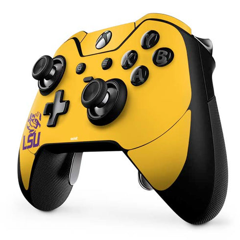 Louisiana State University - LSU Tiger Eye Logo Yellow Xbox One Elite Controller Skin