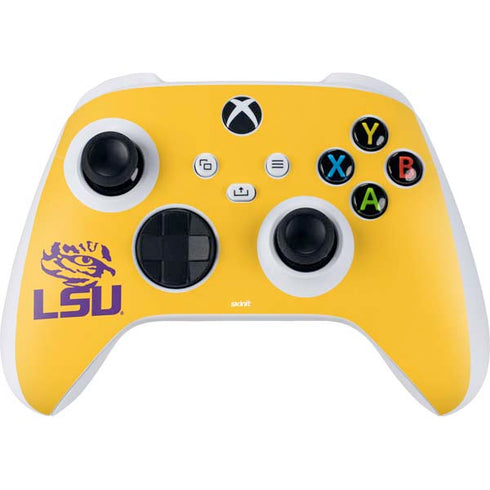 Louisiana State University - LSU Tiger Eye Logo Yellow Xbox Series S Controller Skin