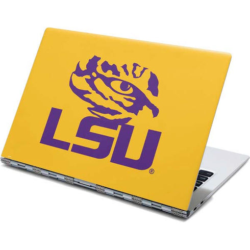 Louisiana State University - LSU Tiger Eye Logo Yellow Yoga 910 2-in-1 14in Touch-Screen Skin