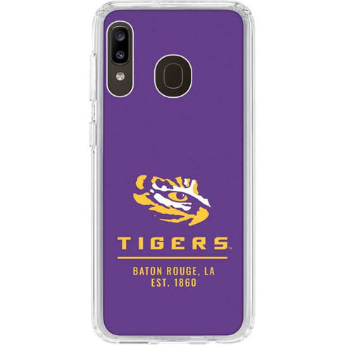 Louisiana State University - LSU Tigers Baton Rouge Galaxy A20 Clear Case