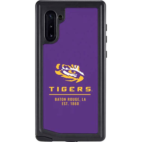 Louisiana State University - LSU Tigers Baton Rouge Galaxy Note 10 Waterproof Case