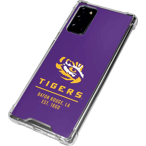 Louisiana State University - LSU Tigers Baton Rouge Galaxy Note20 5G Clear Case