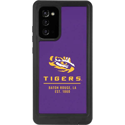 Louisiana State University - LSU Tigers Baton Rouge Galaxy Note20 5G Waterproof Case