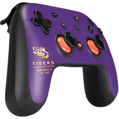 Louisiana State University - LSU Tigers Baton Rouge Google Stadia Controller Skin