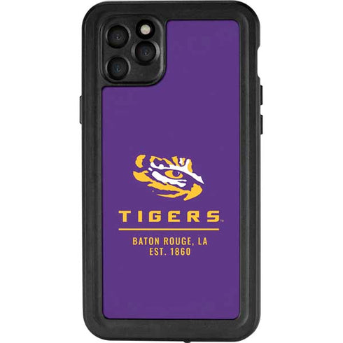 Louisiana State University - LSU Tigers Baton Rouge iPhone 11 Pro Max Waterproof Case