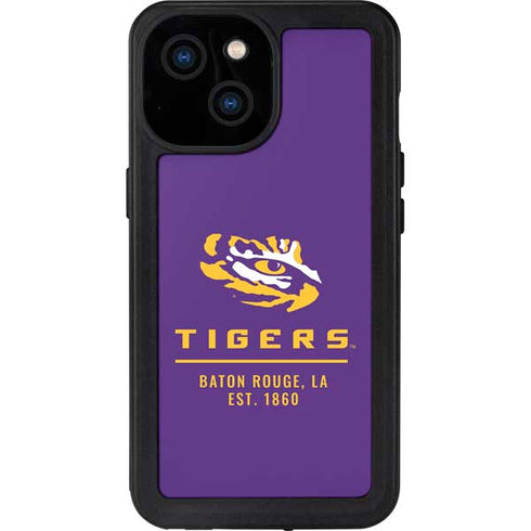 Louisiana State University - LSU Tigers Baton Rouge iPhone 15 Waterproof Case