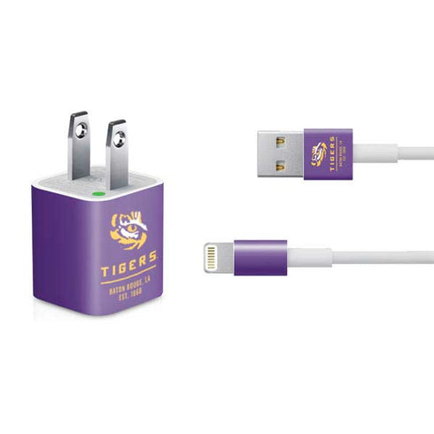 Louisiana State University - LSU Tigers Baton Rouge iPhone Charger (5W USB) Skin
