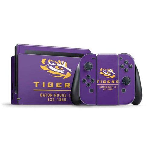 Louisiana State University - LSU Tigers Baton Rouge Nintendo Switch Bundle Skin