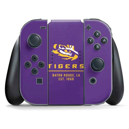 LSU Tigers Baton Rouge Nintendo Switch (2017-2021) Joy-Con Controller Skin