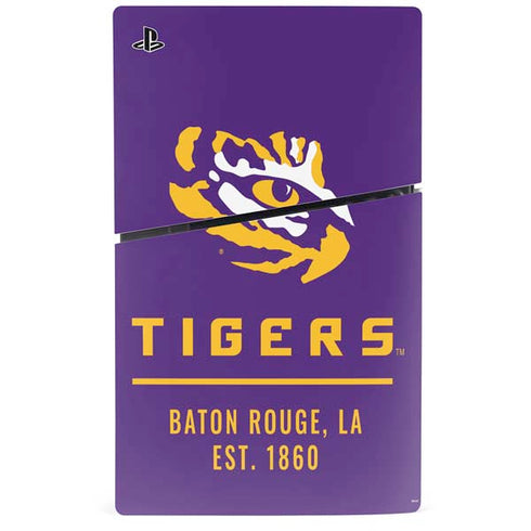 Louisiana State University - LSU Tigers Baton Rouge PS5 Slim Digital Edition Bundle Skin