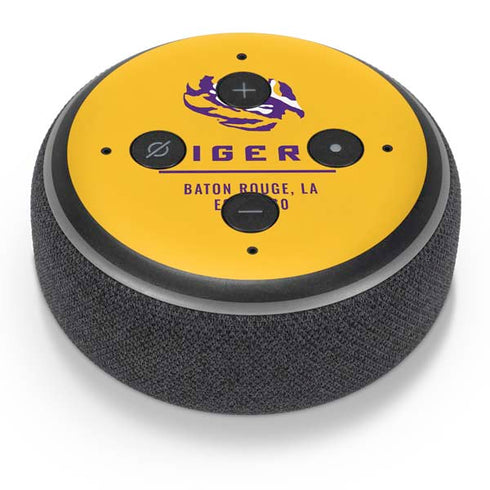 Louisiana State University - LSU Tigers Baton Rouge Yellow Amazon Echo Dot Skin