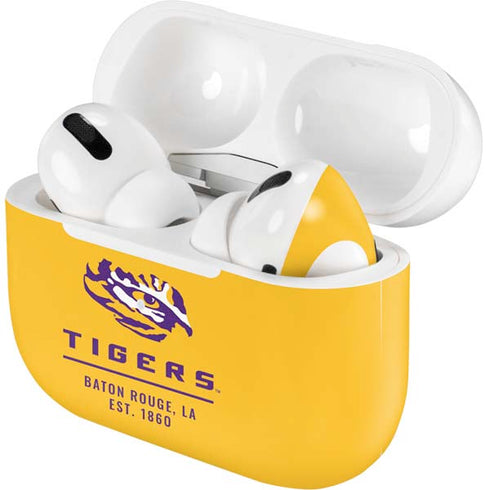 Louisiana State University - LSU Tigers Baton Rouge Yellow Apple AirPods Pro Skin