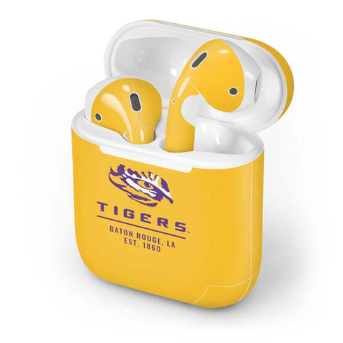 Louisiana State University - LSU Tigers Baton Rouge Yellow Apple AirPods Skin
