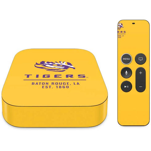 Louisiana State University - LSU Tigers Baton Rouge Yellow Apple TV Skin