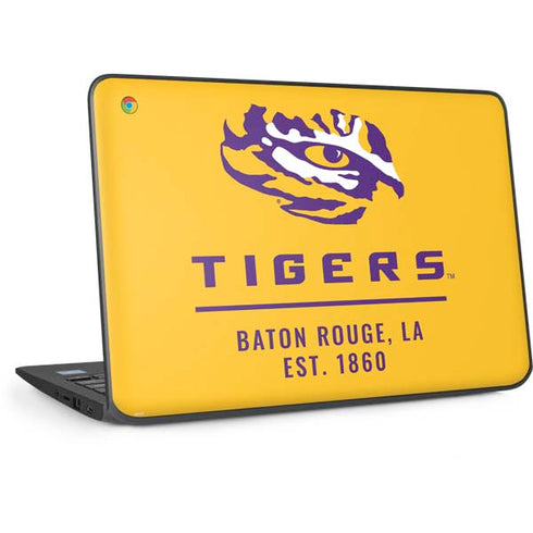 Louisiana State University - LSU Tigers Baton Rouge Yellow HP Chromebook Skin