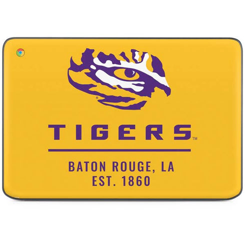 Louisiana State University - LSU Tigers Baton Rouge Yellow HP Chromebook Skin