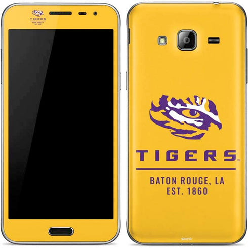 Louisiana State University - LSU Tigers Baton Rouge Yellow Galaxy J3 Skin