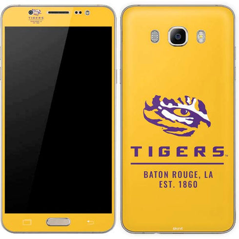 Louisiana State University - LSU Tigers Baton Rouge Yellow Galaxy J7 Skin