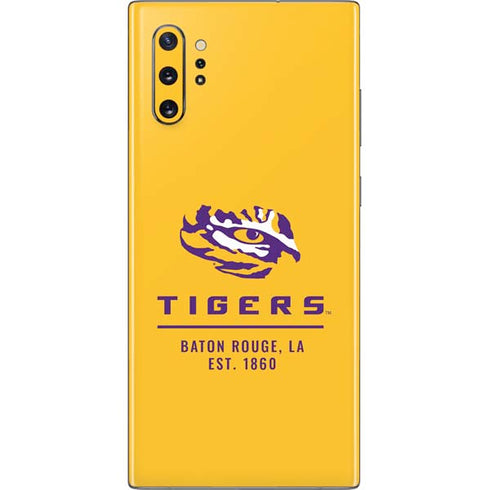 Louisiana State University - LSU Tigers Baton Rouge Yellow Galaxy Note 10 Plus Skin