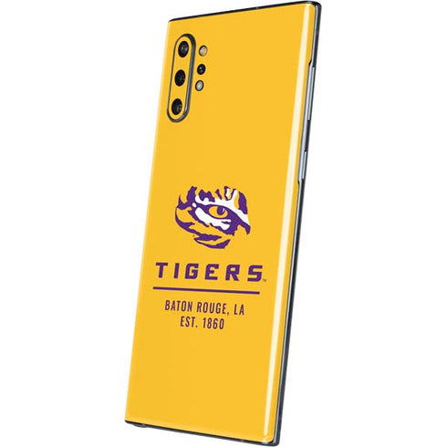 Louisiana State University - LSU Tigers Baton Rouge Yellow Galaxy Note 10 Plus Skin