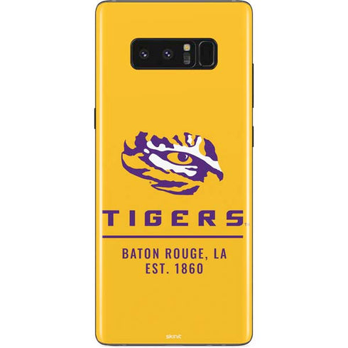 Louisiana State University - LSU Tigers Baton Rouge Yellow Galaxy Note 8 Skin