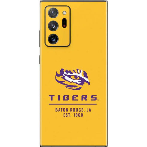 Louisiana State University - LSU Tigers Baton Rouge Yellow Galaxy Note20 Ultra 5G Skin