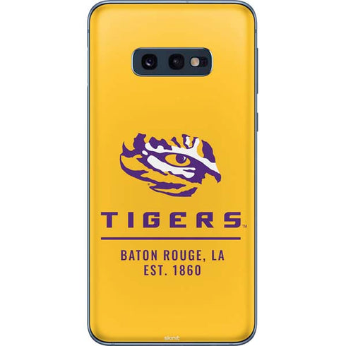 Louisiana State University - LSU Tigers Baton Rouge Yellow Galaxy S10e Skin