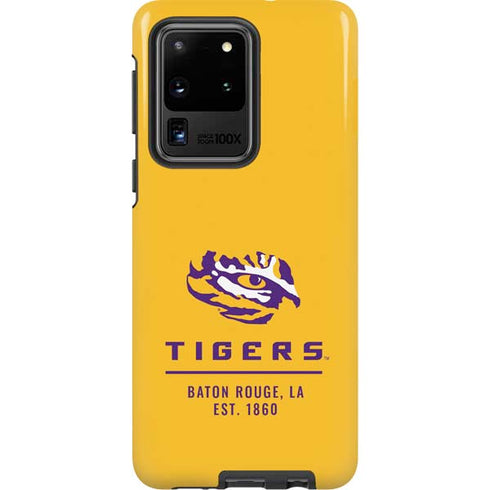 Louisiana State University - LSU Tigers Baton Rouge Yellow Galaxy S20 Ultra 5G Pro Case