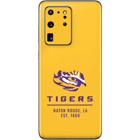 Louisiana State University - LSU Tigers Baton Rouge Yellow Galaxy S20 Ultra 5G Skin
