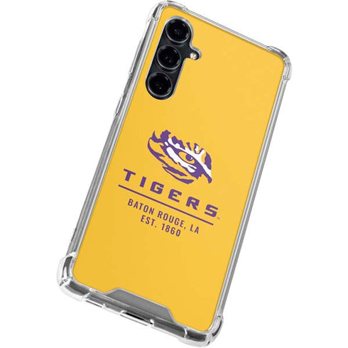 Louisiana State University - LSU Tigers Baton Rouge Yellow Galaxy S23 FE Clear Case