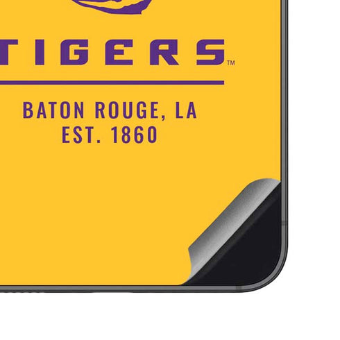 Louisiana State University - LSU Tigers Baton Rouge Yellow Galaxy S23 FE Skin