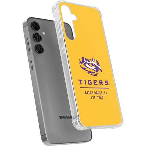 Louisiana State University - LSU Tigers Baton Rouge Yellow Galaxy S24 Plus Clear Case