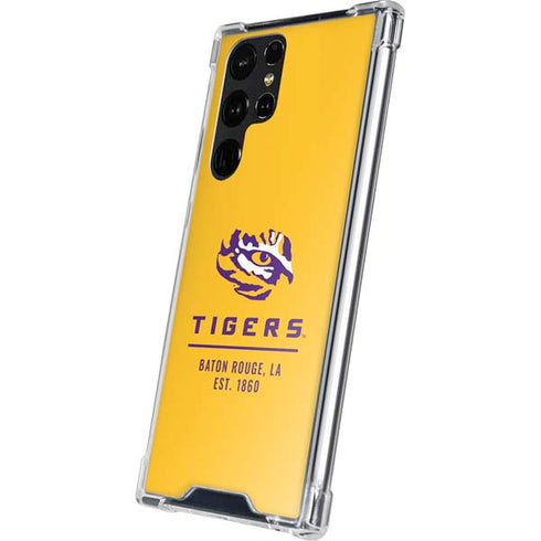 Louisiana State University - LSU Tigers Baton Rouge Yellow Galaxy S24 Ultra Clear Case