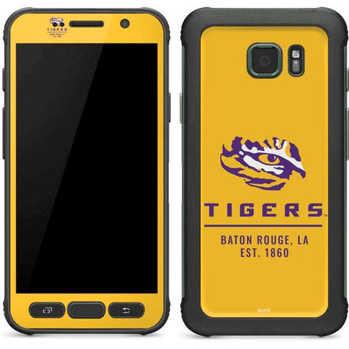 Louisiana State University - LSU Tigers Baton Rouge Yellow Galaxy S7 Active Skin