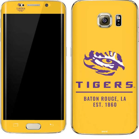 Louisiana State University - LSU Tigers Baton Rouge Yellow Galaxy S7 Edge Skin