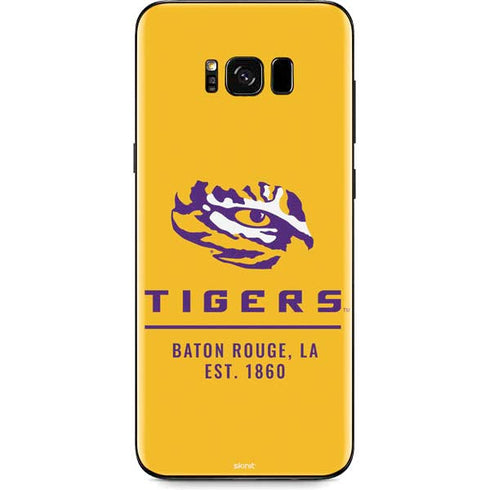 Louisiana State University - LSU Tigers Baton Rouge Yellow Galaxy S8 Plus Skin