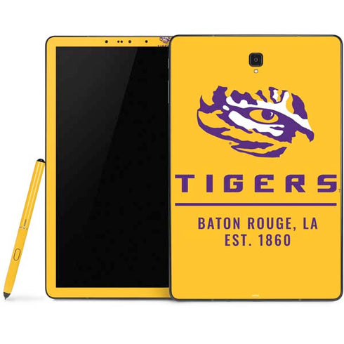 Louisiana State University - LSU Tigers Baton Rouge Yellow Samsung Galaxy Tab Skin
