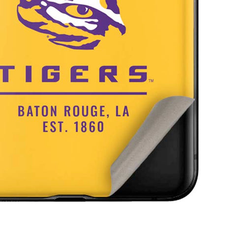 Louisiana State University - LSU Tigers Baton Rouge Yellow Galaxy Z Flip Skin